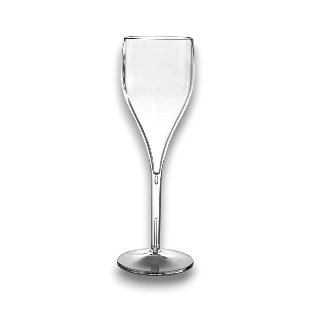 Flauto di Champagne trasparente 12cl