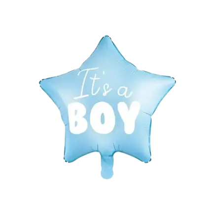 Palloncino Stella Blu It's a Boy 45cm