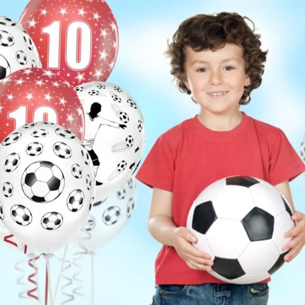 Confezione da 6 palloni con motivi Palloni da calcio