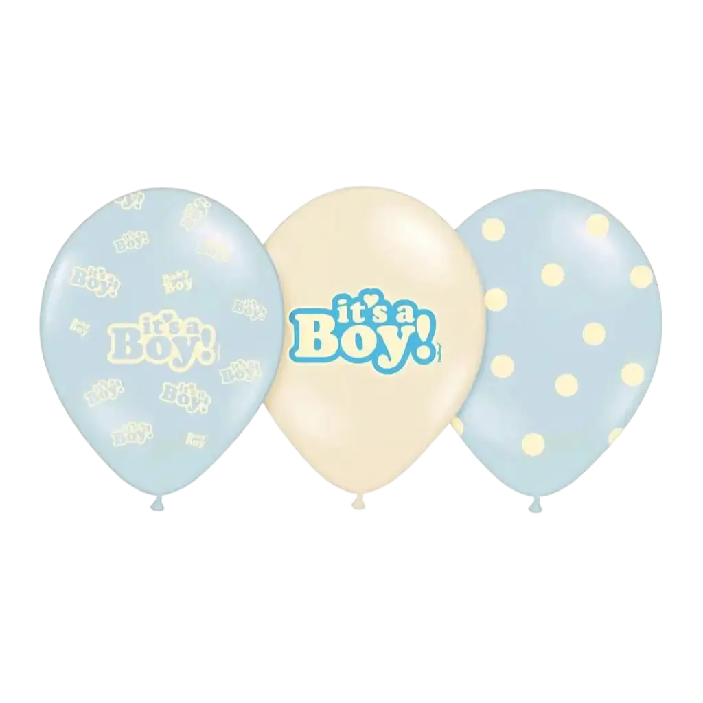 Confezione da 10 palloncini misti "It's a Boy" Mix