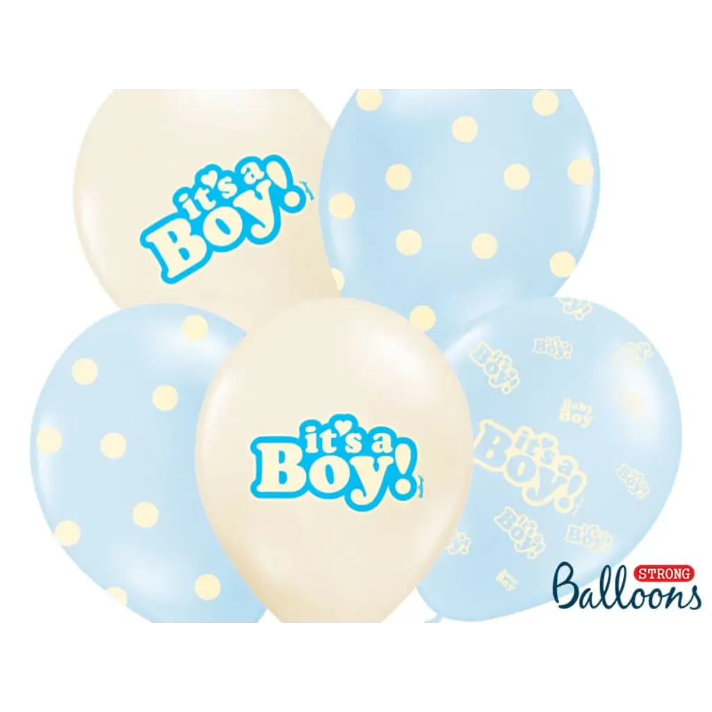 Confezione da 10 palloncini misti "It's a Boy" Mix