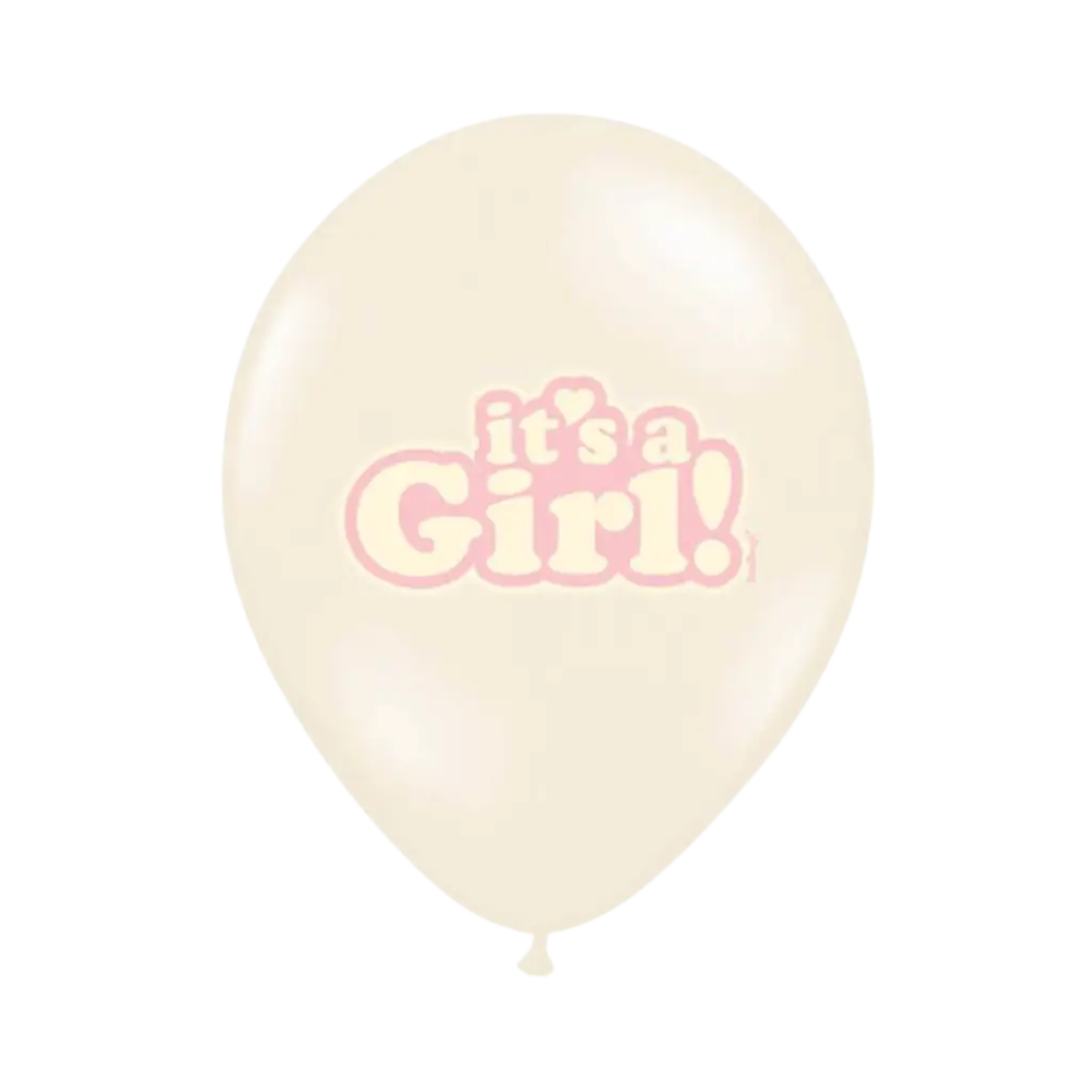 Confezione da 6 palloncini misti "It's a Girl" Mix