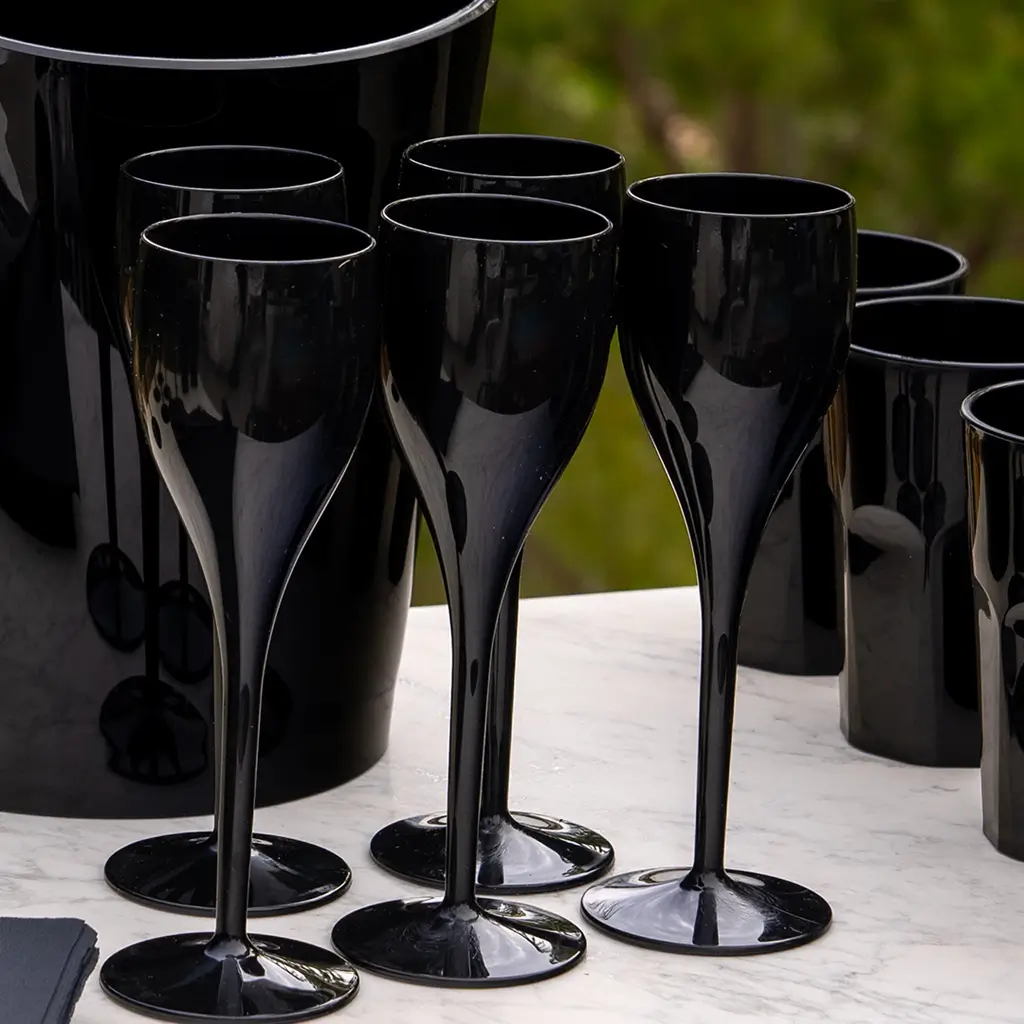 Flute di Champagne nero 12cl