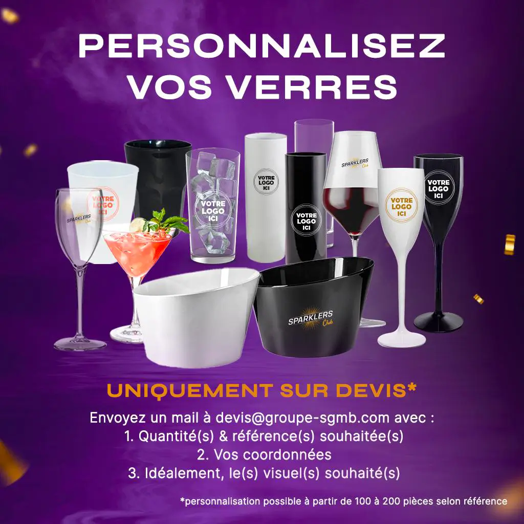 Flute di Champagne nero 12cl