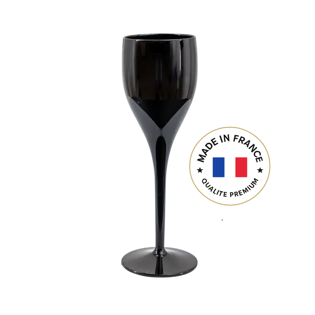 Flute di Champagne nero 12cl