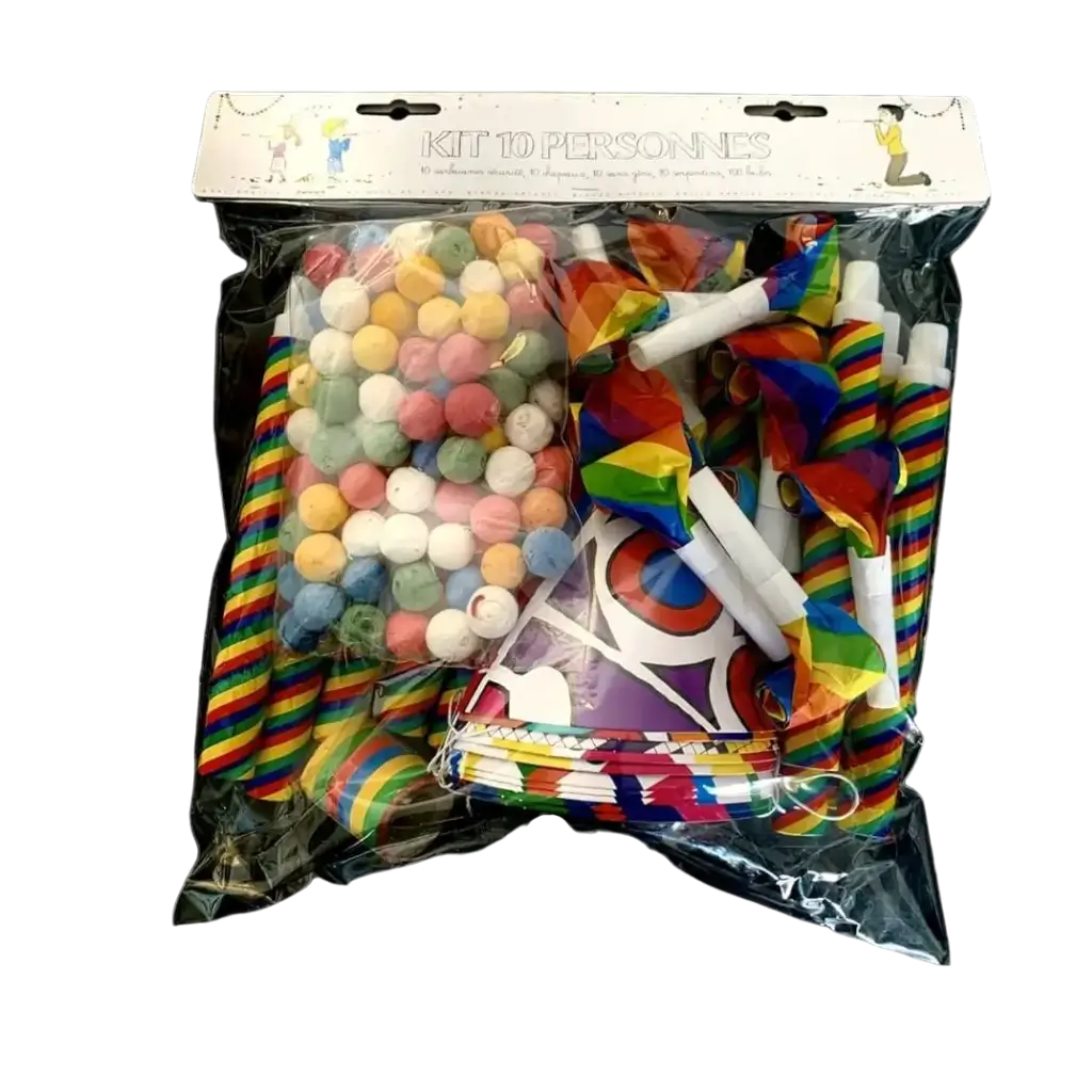 KIT COTILLON 10 PERSONE