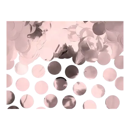 Coriandoli tondi Oro Rosa (15gr)