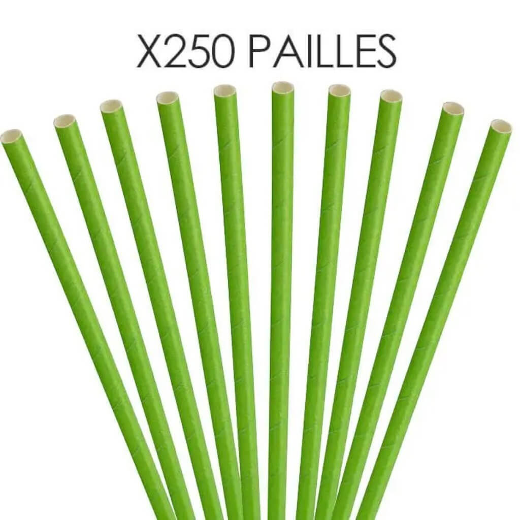 Carta verde paglia 20cm /ø6mm (250 pz)