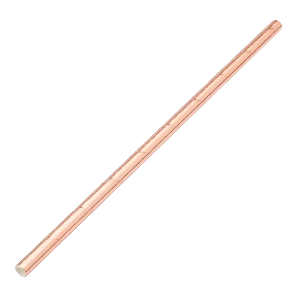 Carta paglia Oro rosa 20cm /ø6mm (250 pz.)