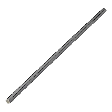 Carta paglia nera metallizzata 20cm /ø6mm (250 pz)