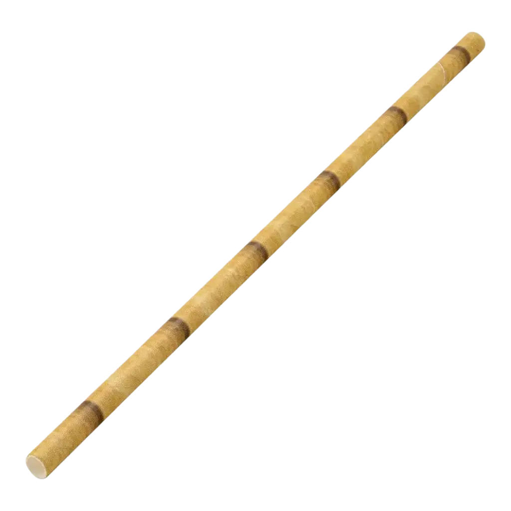 Carta paglia design bambù naturale 20cm /ø6mm (250 pz)