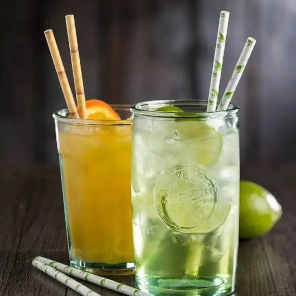 Carta paglia design bambù naturale 20cm /ø6mm (250 pz)