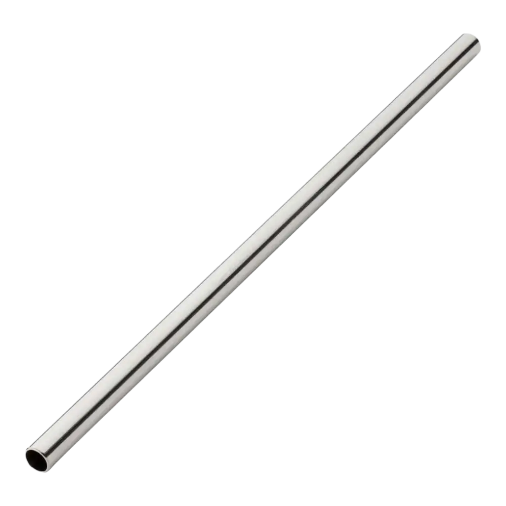 Cannuccia riutilizzabile in acciaio inox 14cm /ø6mm (12pz)