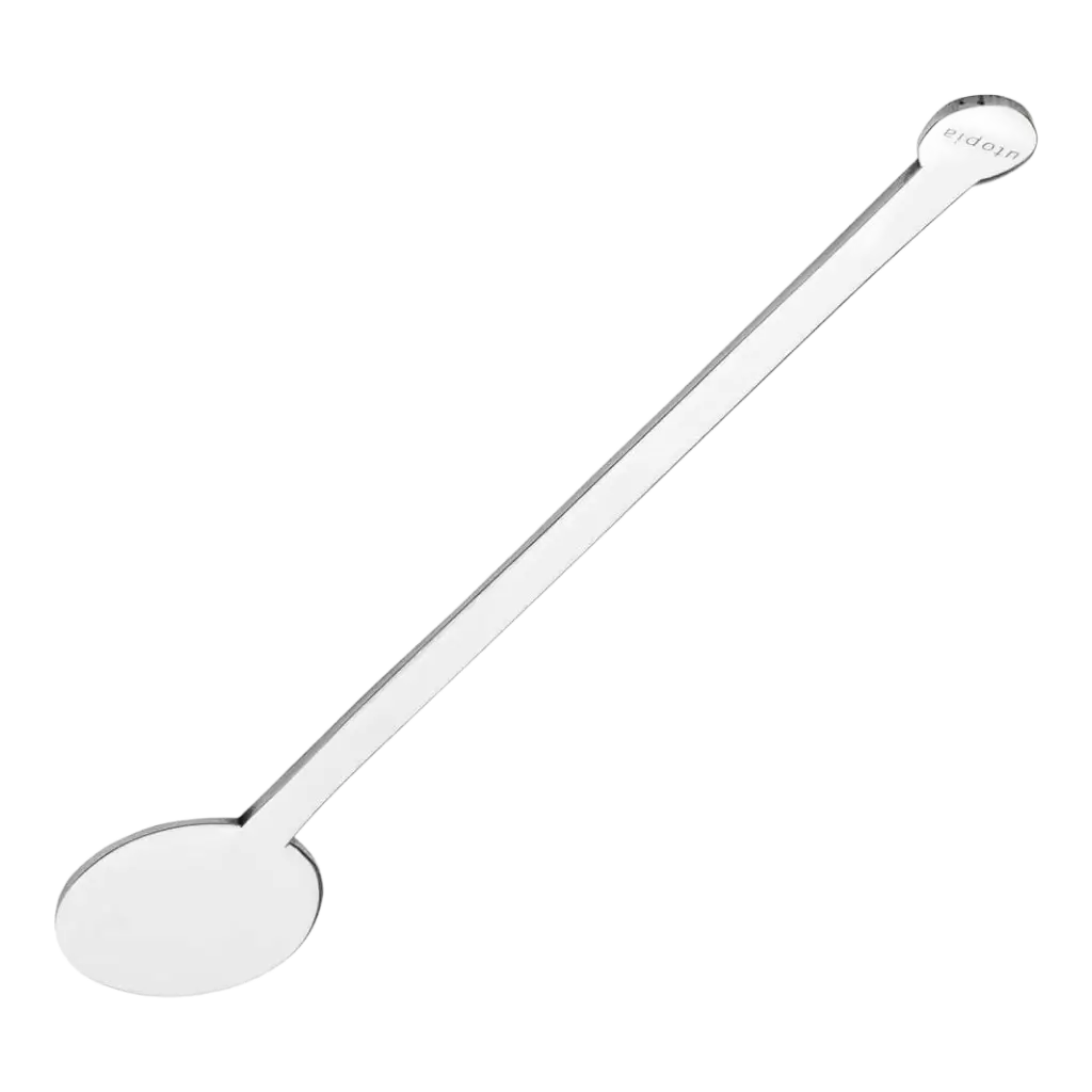 Agitatore per cocktail riutilizzabile in acciaio inox 18cm (24pz)