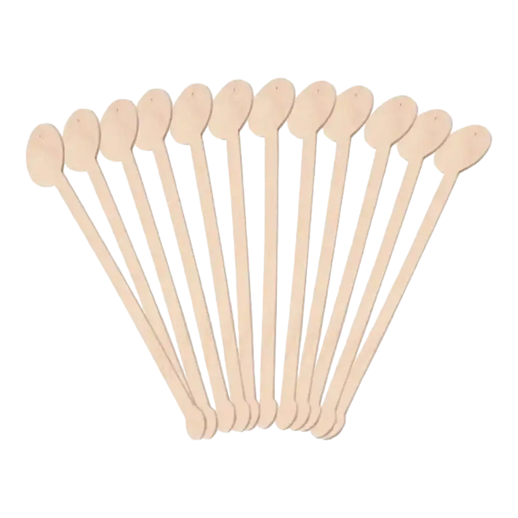 Agitatore per cocktail in legno 18cm (250pz)