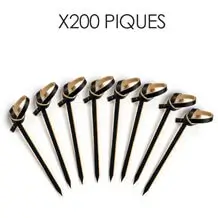 Nodo di bambù nero a forma di picchio di bambù 6cm (200pz)