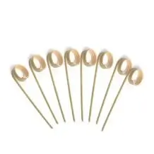 Picchio di bambù forma ad anello 9cm (100pz)