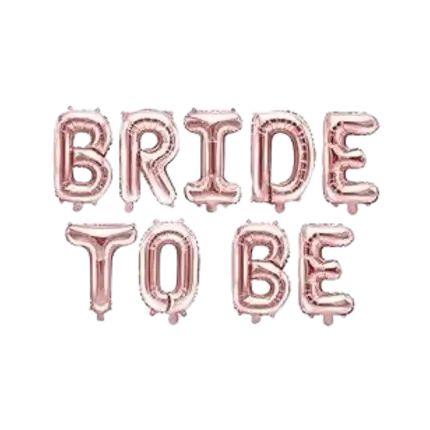 Balloon Bride To Be 340x35cm Oro Rosa