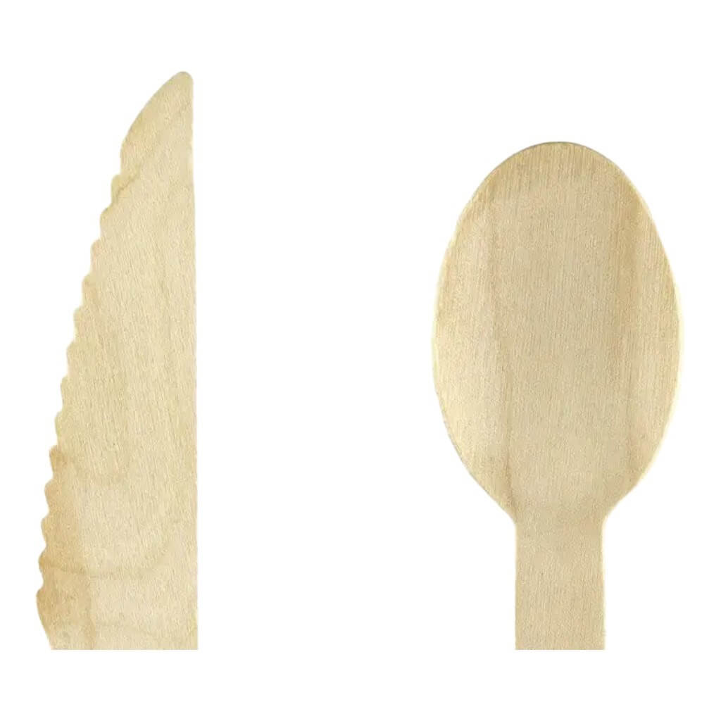 Set di posate in legno (18pz)