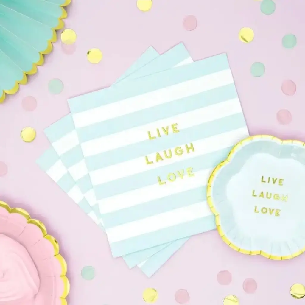 Live Laugh Love Love Paper Towel (Set di 20)