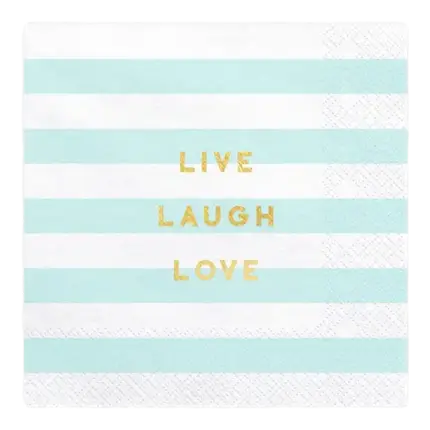 Live Laugh Love Love Paper Towel (Set di 20)