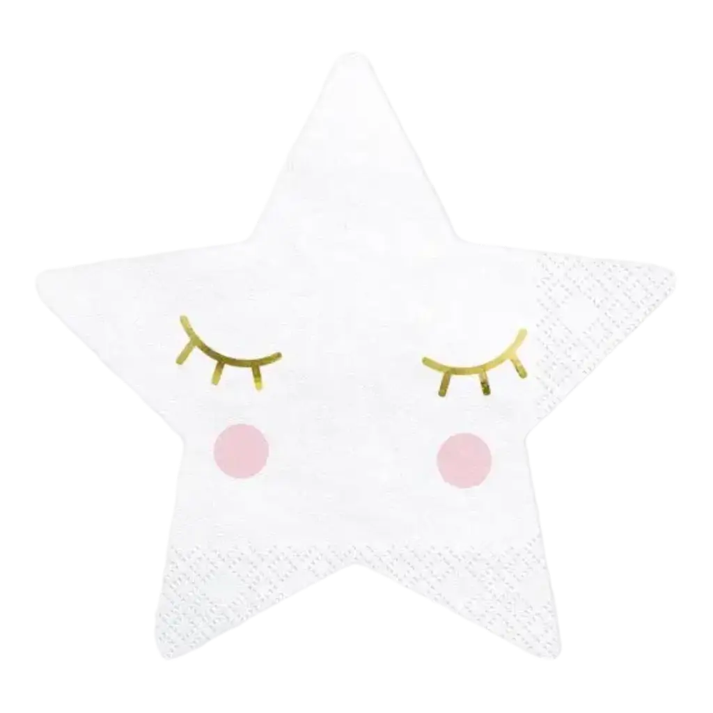 Asciugamano di carta a forma di stella (set da 20)