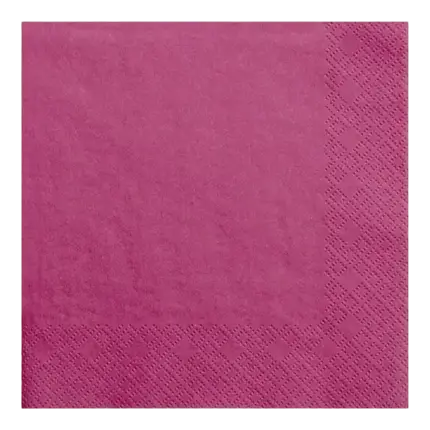 Asciugamano di carta rosa scuro (set da 20)