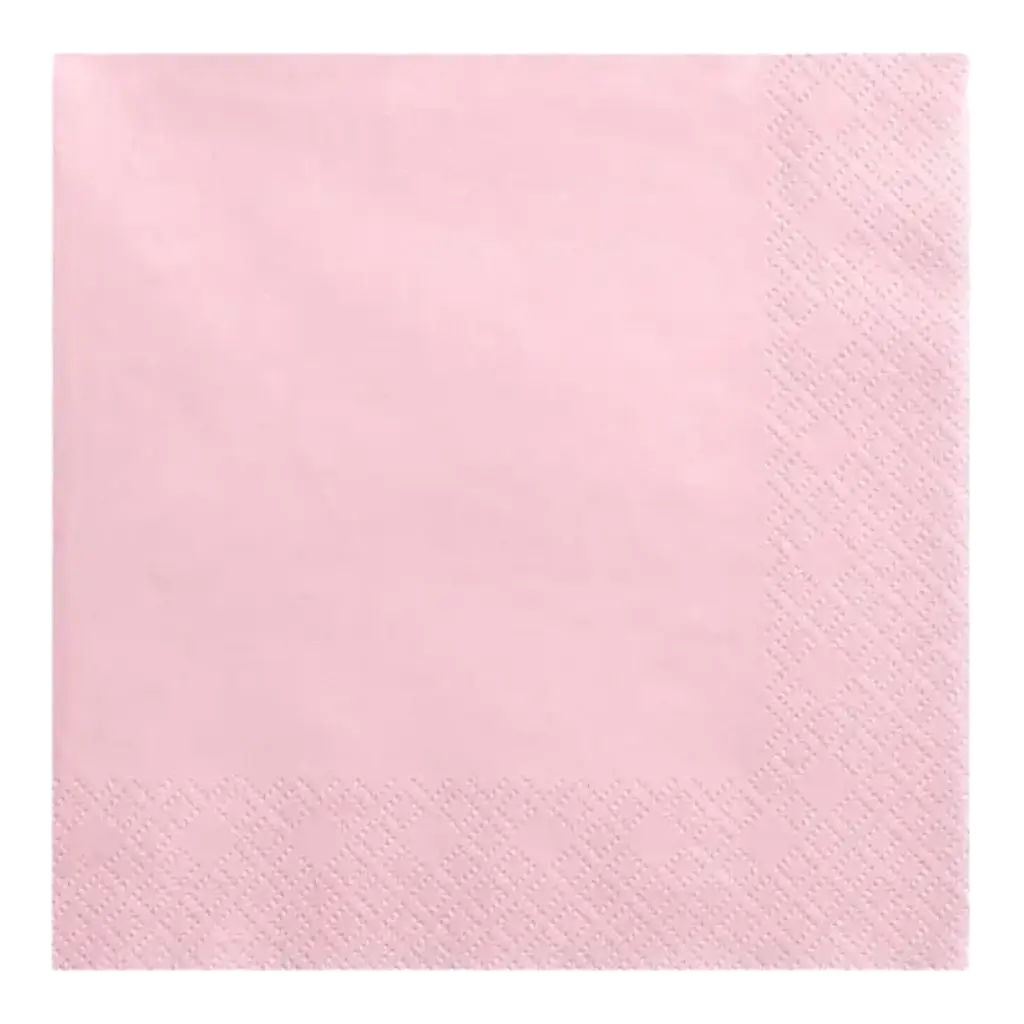 Asciugamano di carta rosa chiaro (Set di 20)