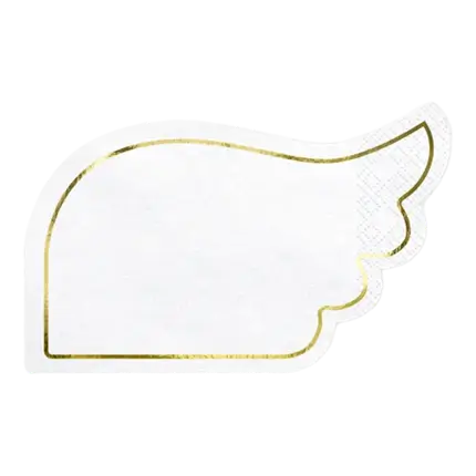 Asciugamano di carta a forma di ala (set da 20)