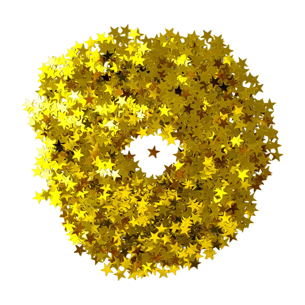 Coriandoli stella d'oro (30gr)