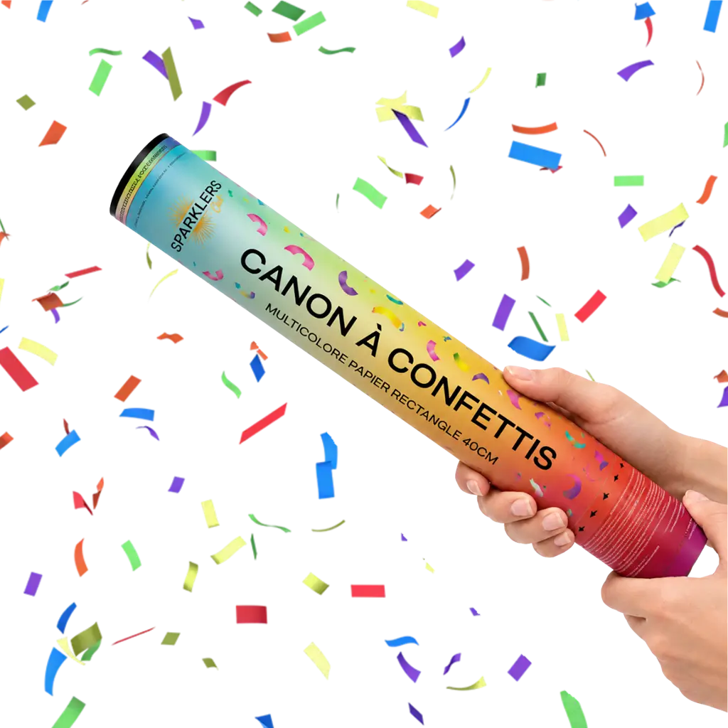 Cannoni Coriandoli 40cm Multicolore