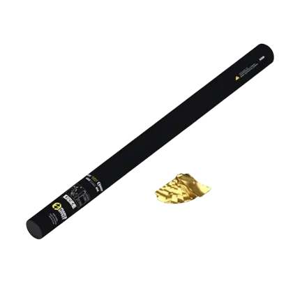 Cannone sparacoriandoli manuale 80 cm - Oro metallizzato