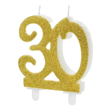 Compleanno Candela d'oro 30 anni
