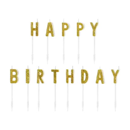 Candela HAPPY BIRTHDAY Oro