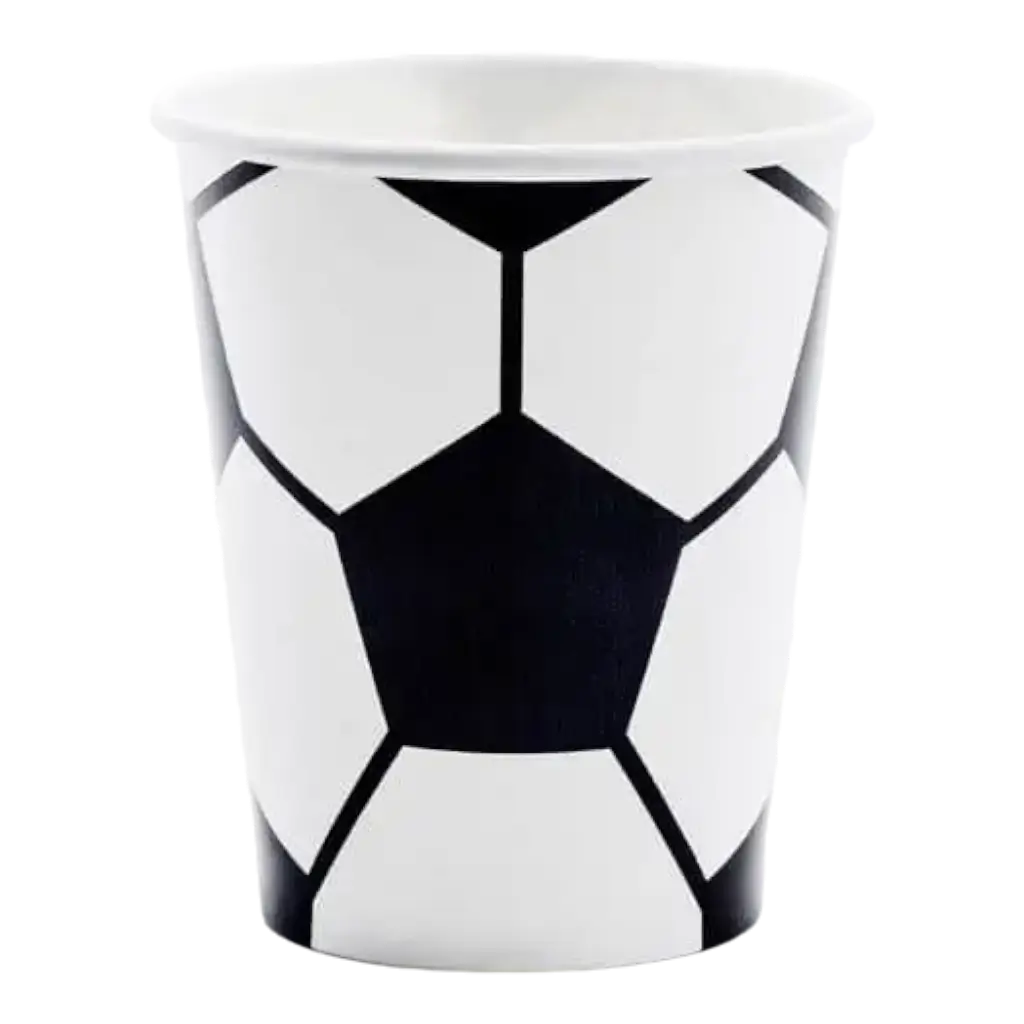 Pallone da calcio Design Tumbler di carta (Set di 6)