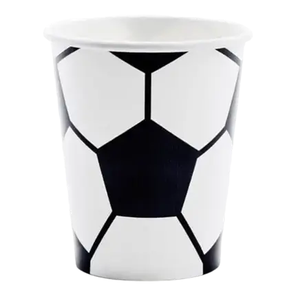 Pallone da calcio Design Tumbler di carta (Set di 6)