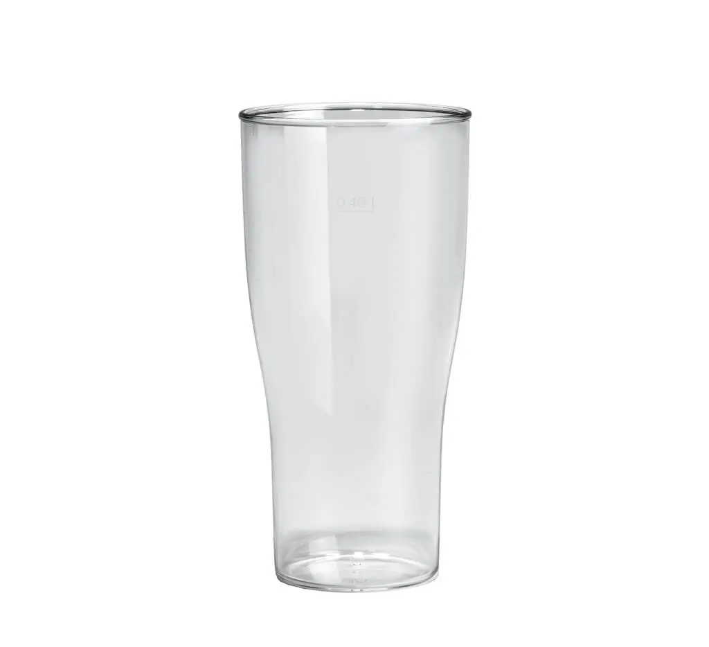Bicchiere da birra trasparente infrangibile 50cl