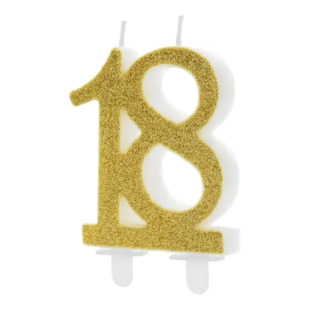 Compleanno Candela d'oro 18 anni