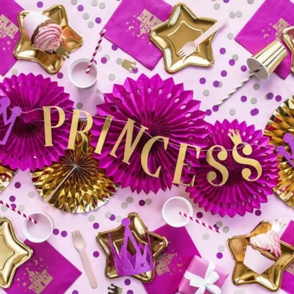 Ghirlanda di carta "Principessa