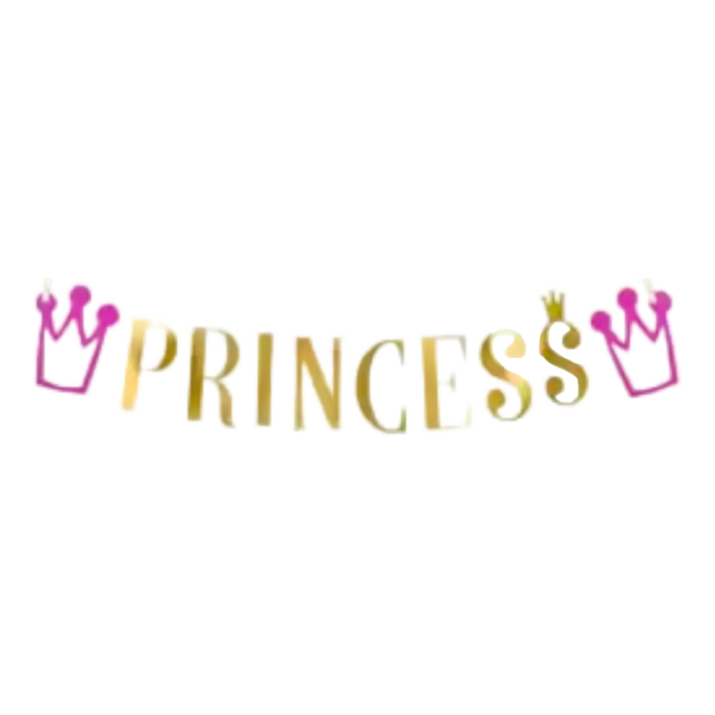 Ghirlanda di carta "Principessa