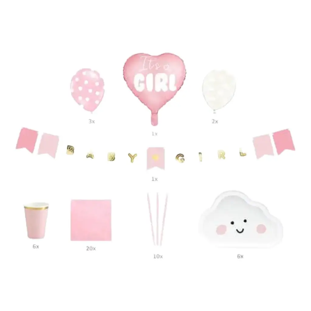 Kit di decorazione "It's a Girl".