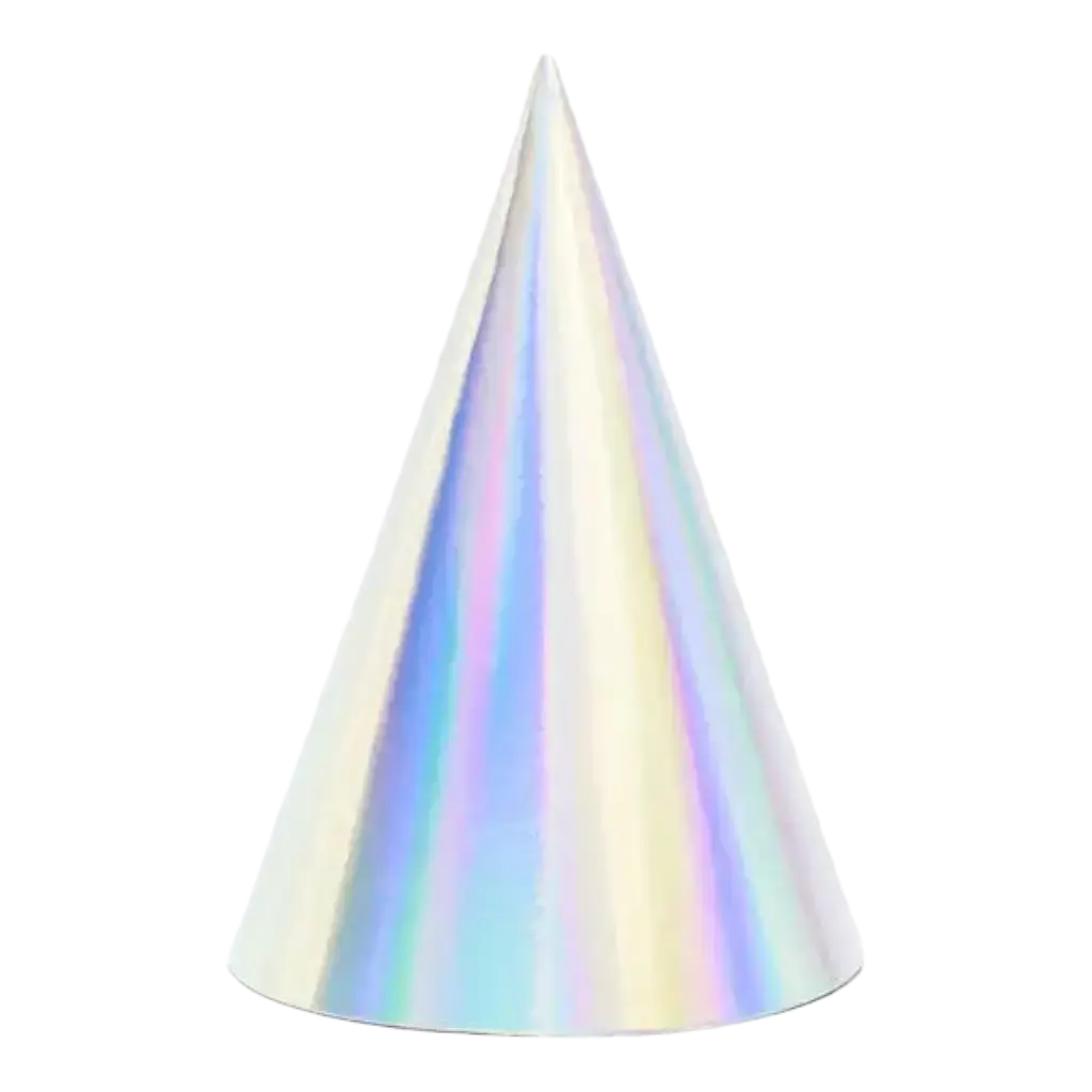 Cappello da festa iridescente (Set di 6)