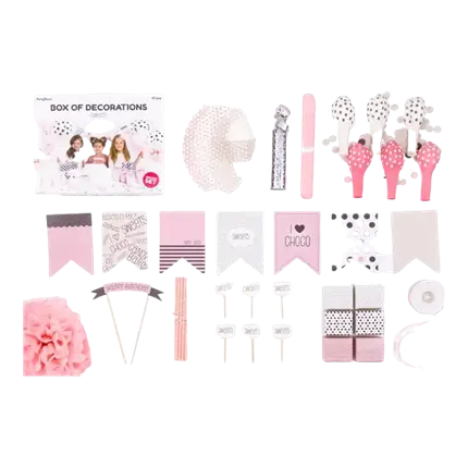 Kit di decorazione per il compleanno a tema Dolce.