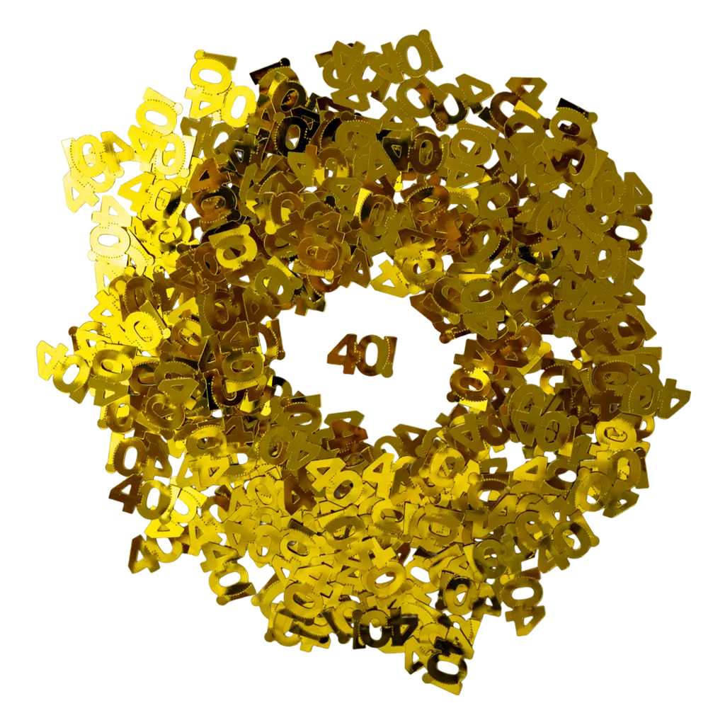 Coriandoli da tavola 40 anni (15gr)