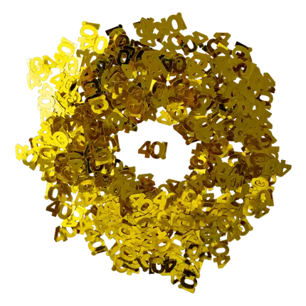Coriandoli da tavola 40 anni (15gr)