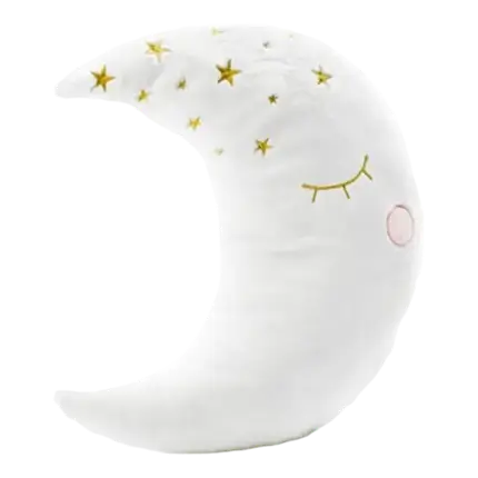 Peluche di luna bianca