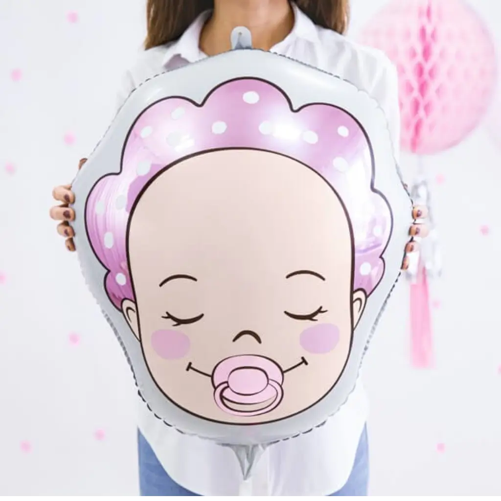 Palloncino rosa Baby Girl 40x45cm