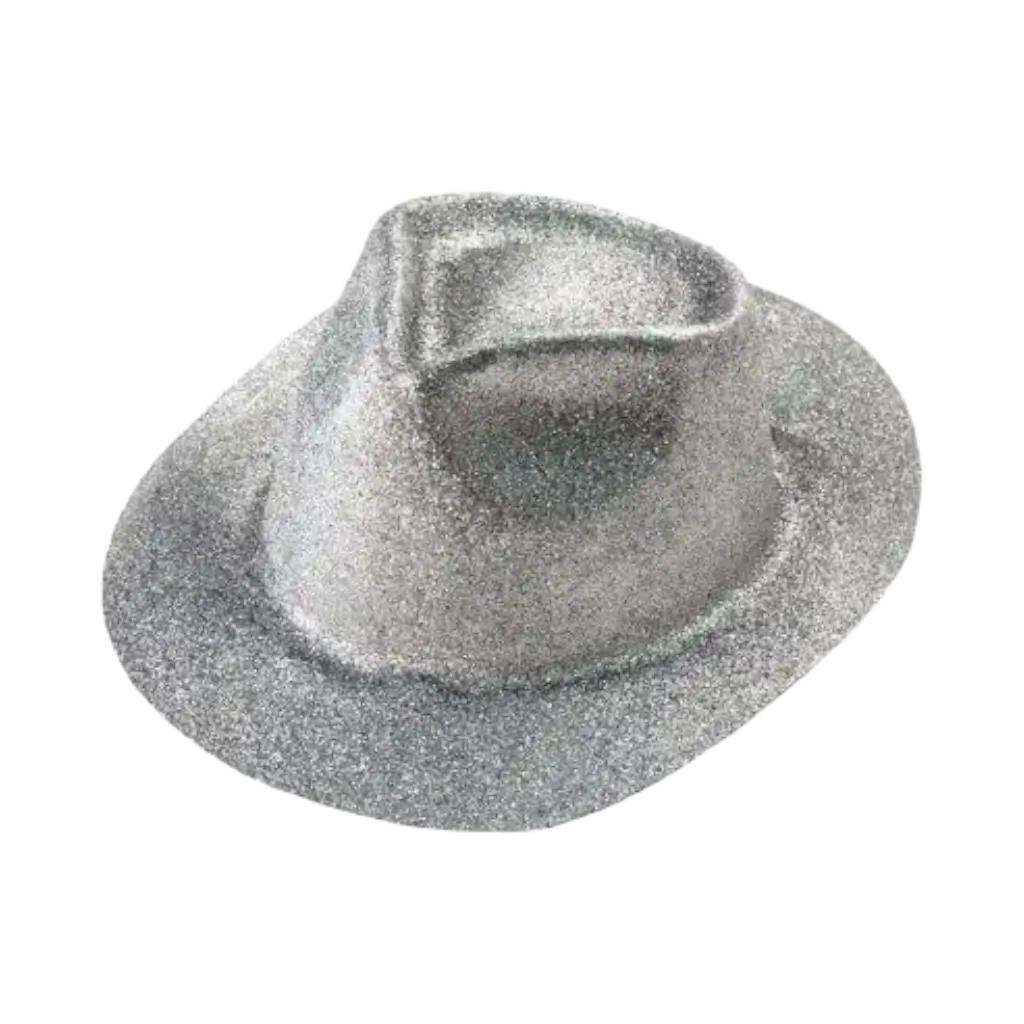 Cappello BORSALINO glitter argento