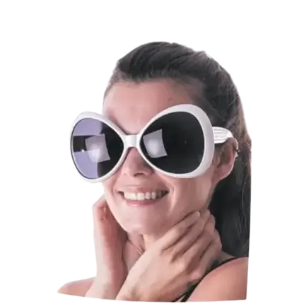 Occhiali bianchi BUTTERFLY