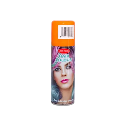 Lattina spray per capelli arancioni